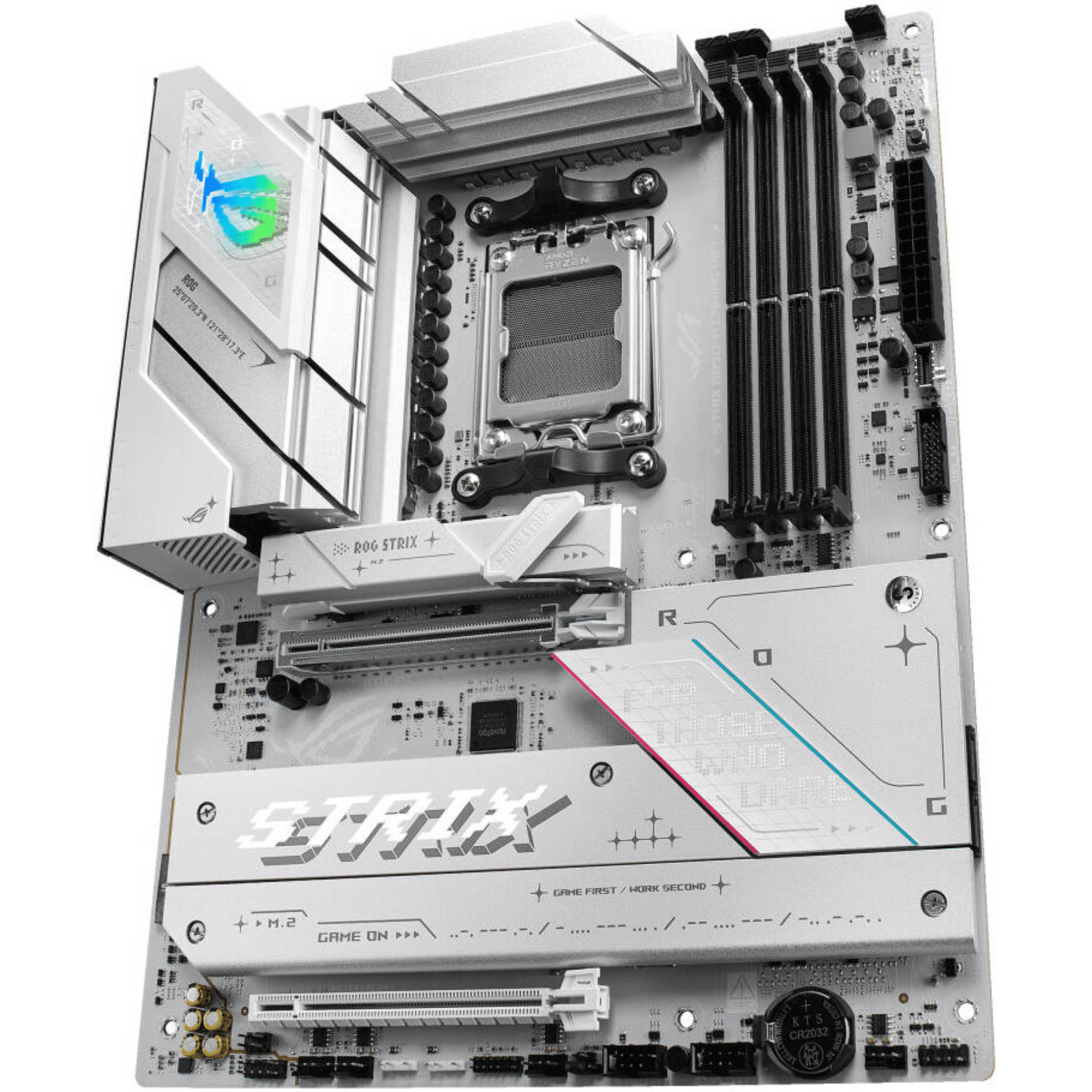 Mainboard Asus Rog Strix Gaming B850-a Am5 Amd Ryzen 9000 Ddr5-8000mhz Wifi Bt Dp Hd (4)