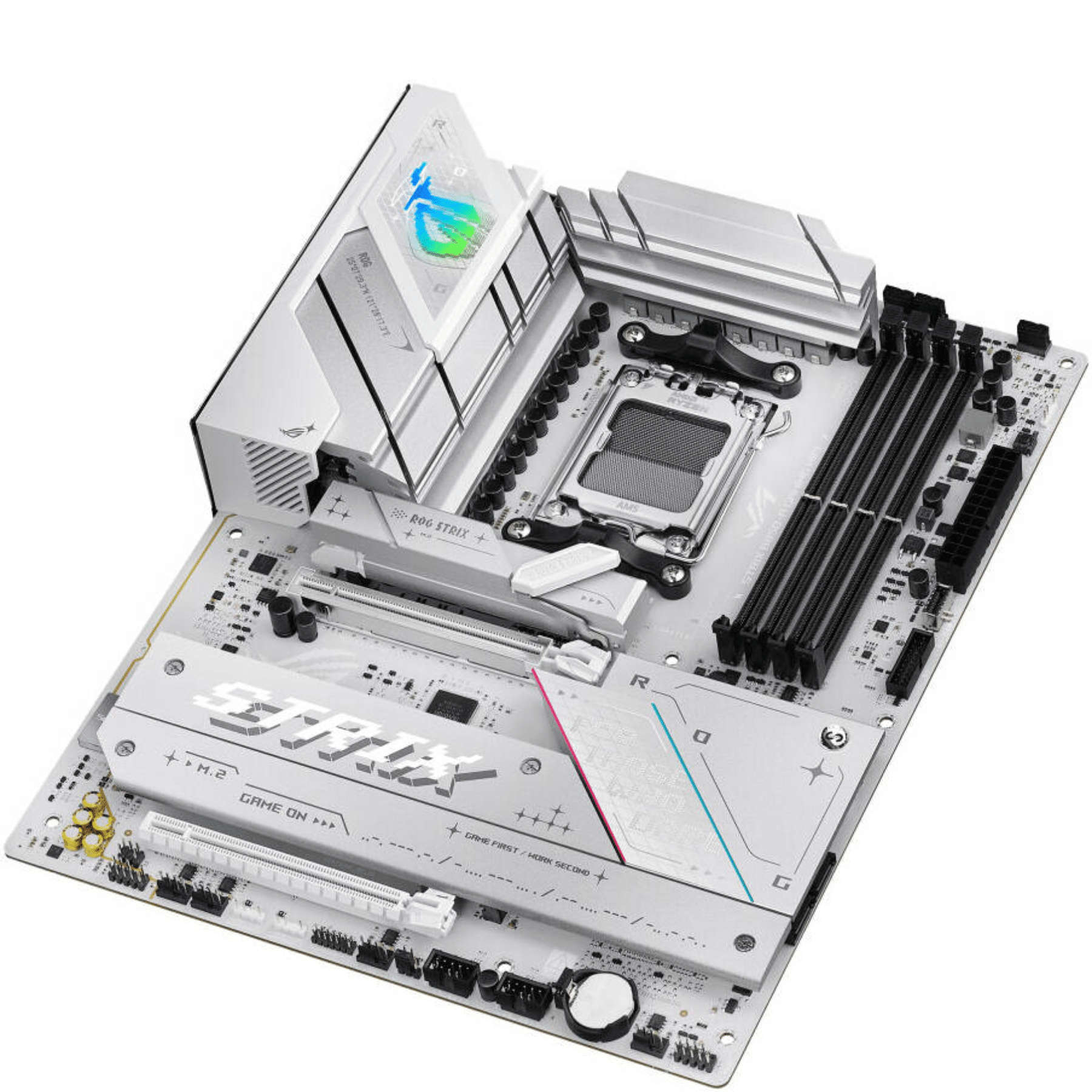 Mainboard Asus Rog Strix Gaming B850-a Am5 Amd Ryzen 9000 Ddr5-8000mhz Wifi Bt Dp Hd (5)