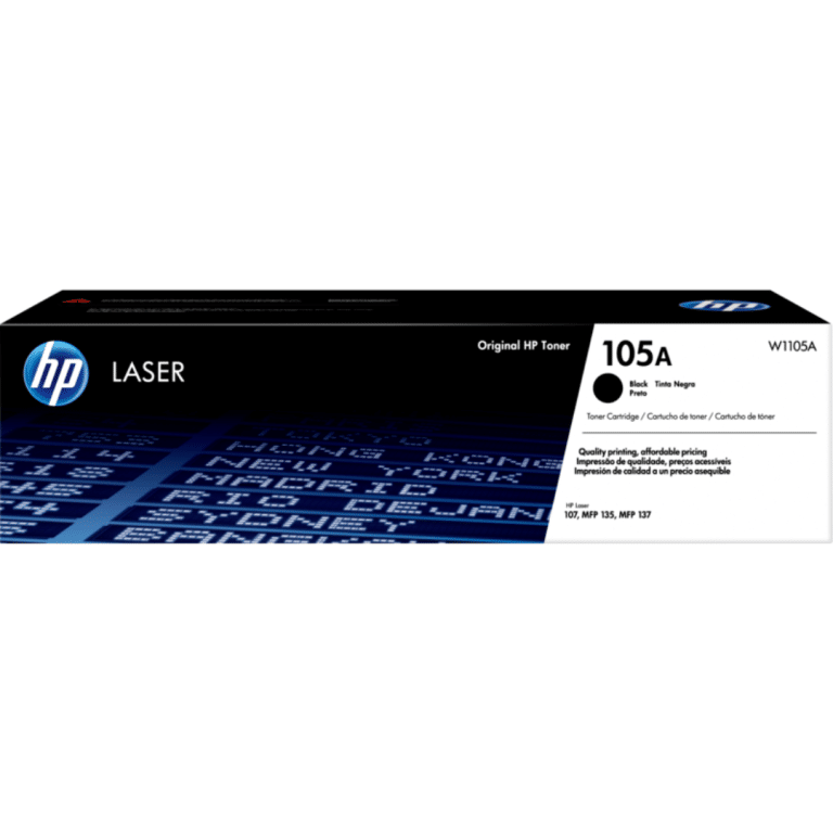 HP 105A - Negro - original - cartucho de tóner (W1105A) - para Laser 107, MFP 135, MFP 137 - Consumibles y Media - Cartuchos de Toner e Ink-Jet - W1105A