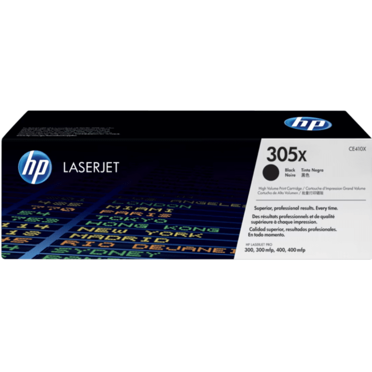 HP 305X - Alto rendimiento - negro - original - LaserJet - cartucho de tóner (CE410X) - para LaserJet Pro 300 M351, 400 M451, MFP M375, MFP M475 - Consumibles y Media - Cartuchos de Toner e Ink-Jet - CE410X