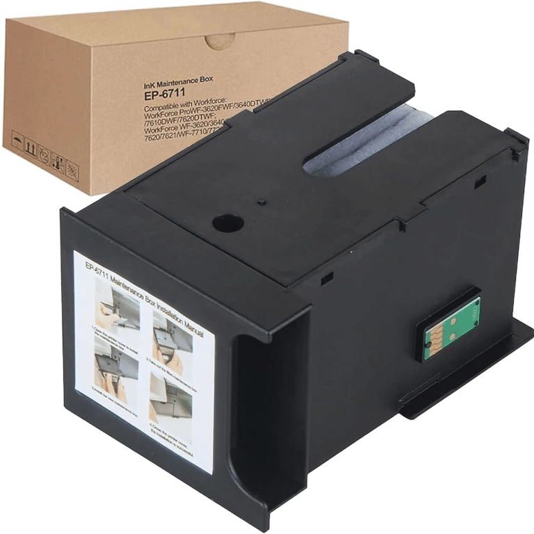 Box Maintenance Epson T671100 Ink Wf-3520-3620-7510-7110 - Suministros - T671100
