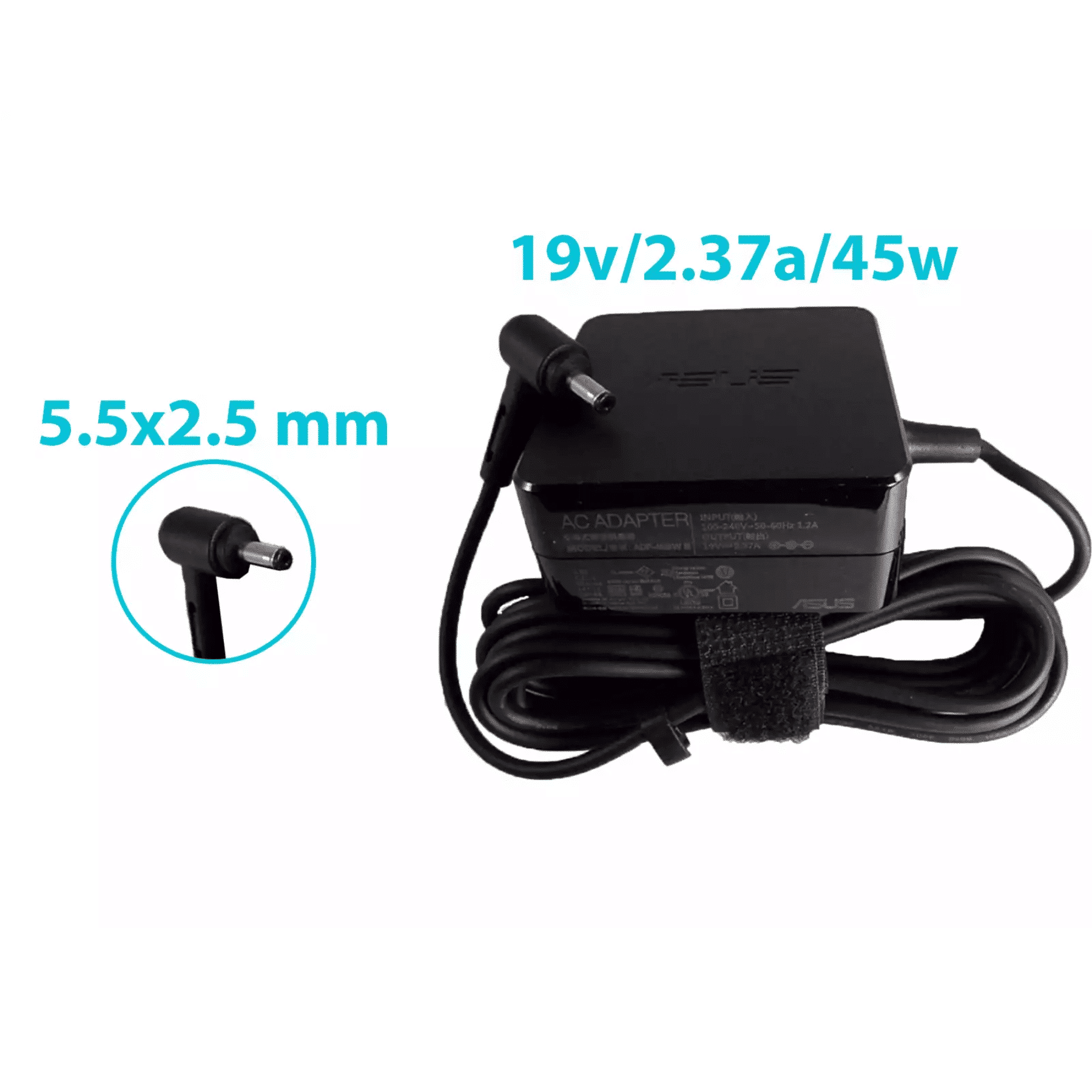 Cargador Para Laptop Asus 19v 2 37a 5 5 2 55mm Plug Grueso Original Cargador Para Laptop Asus 19v 2 37a 5 5 2 55mm Plug Grueso Original