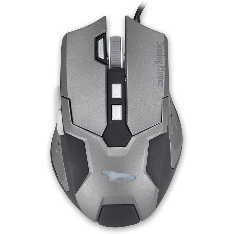 Imicro Cobra IM-COBZ2 USB Wired Optical Mouse (black&space Gray) - MOS - IM-MOCOBZ2 - IMICRO - 841106100719 - IM-COBZ2