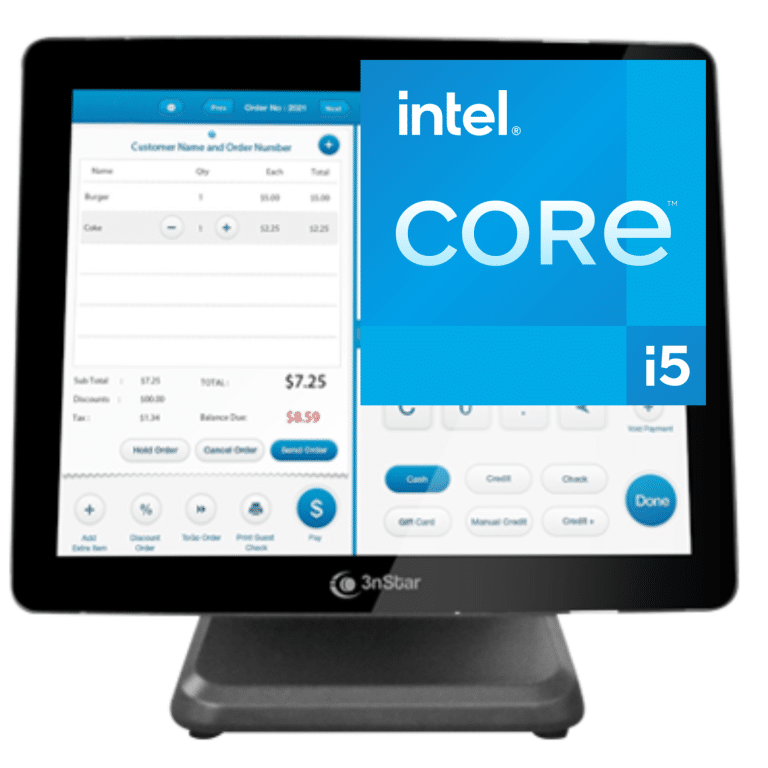 3nstar pte0211w-8-240w11, 38.1 cm (15"), 1024 x 768 pixels, 400 cd/m², capacitive, 800:1, 150° - 3nstar pte0211w-8-240w11 pos system 38.1 cm (15″) 1024 x 768 pixels touchscreen silver - array - pte0211w-8-240w11