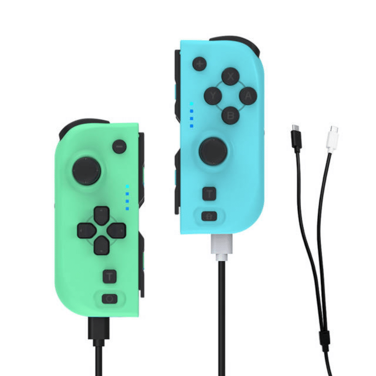 Dobe TNS-0163 Green&blue N-switch Joy-pad, Support Bluetooth And Switch Host Platform Wireless Connection, Bluetooth 5.0 Protocol (green+blue) - ACC - DB-NS0163G - DOBE - TNS-0163 GREEN&BLUE