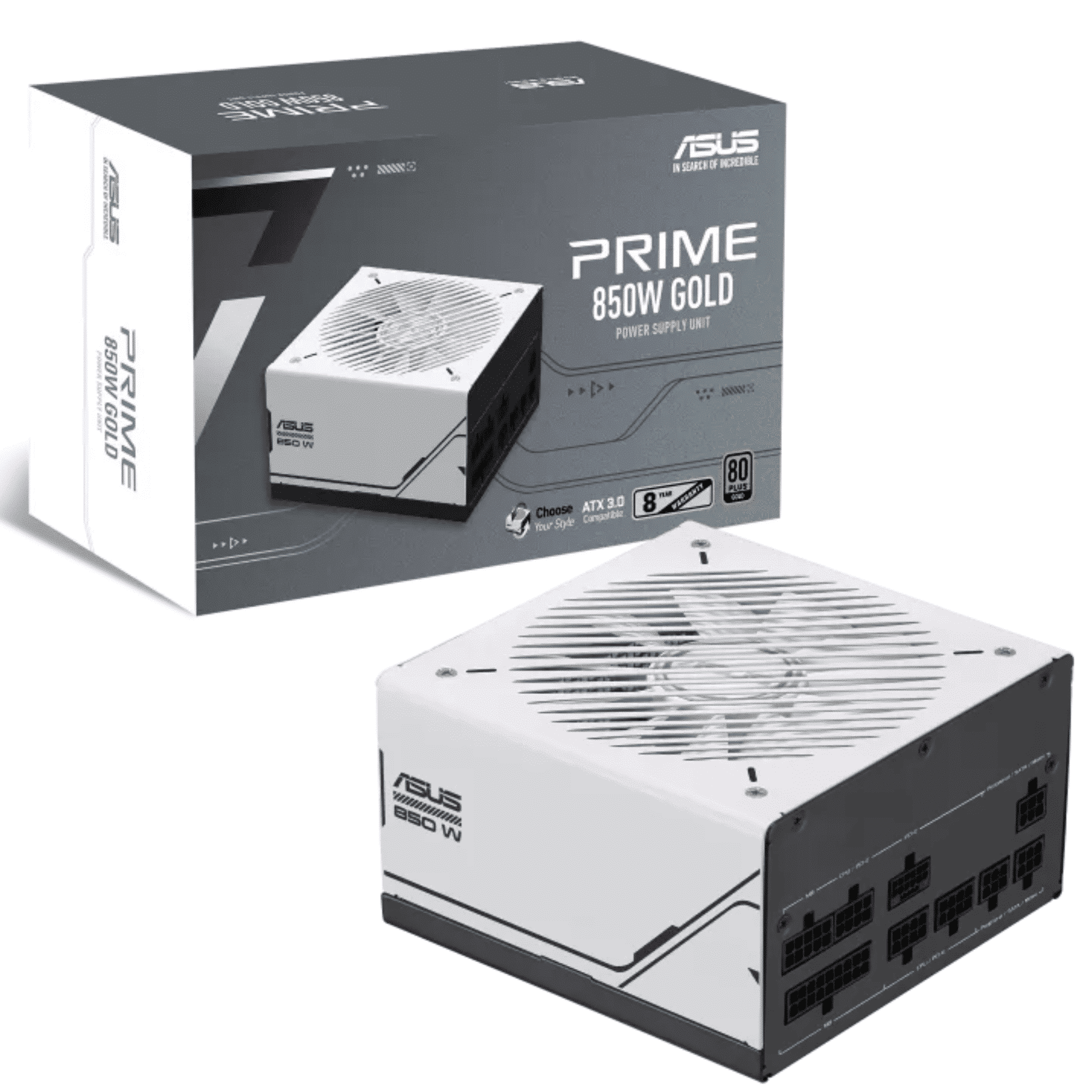 Imagen N°1 Fuente De Poder Asus Prime 850w 80+ Gold 