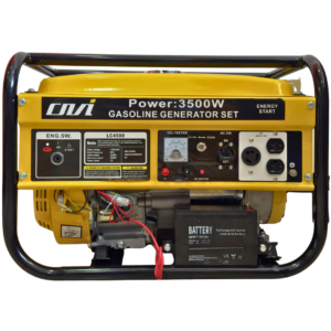 Generador Electrico A Gasolina Ovi Max. 3.500 Watts / Rated 3.300 Watts - 110/220v 60hz - Motor Ohv 212 Cc 68 Dba Arranque Electrico - Lc4500