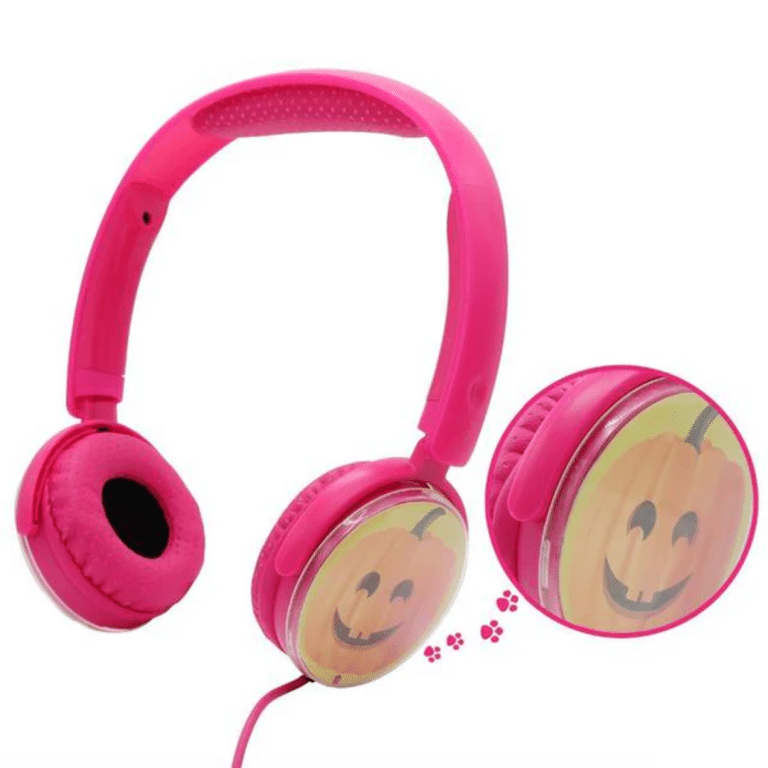 VCOM SP-DE126 Kids Headphones With Microphone Earphone For Toddler Tablet School Boys/girls (pink) - SP - SP-DE126 - VCOM - SP-DE126