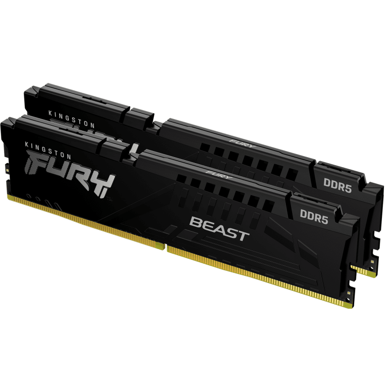 Kingston FURY Beast 32GB (2 X 16GB) DDR5 SDRAM Memory Kit | SKU KF556BEK32 - MEM - KF556BEK32 - KINGSTON - 740617330793 - KF556C36BBEK2-32