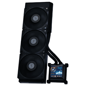 Lian Li Hydroshift 360 AIO- Pre-installed 3 X 28MM Fans - Side-mounted Coolant Pathway - 2.88 Inch LCD Screen - 480 X 480 Resolution - Captured Screenshots Or Recorded Videos -black (HSLCD36SB) - FAN - FAN-H360S - LIAN-LI - 840353046498 - HSLCD36SB