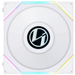 Lian-Li Lian-Li Fan 12RTLLCD1W1W FDB fan White 120x120x28 mm 1 pcs reverse blade FN 292229 12RTLLCD1W1W