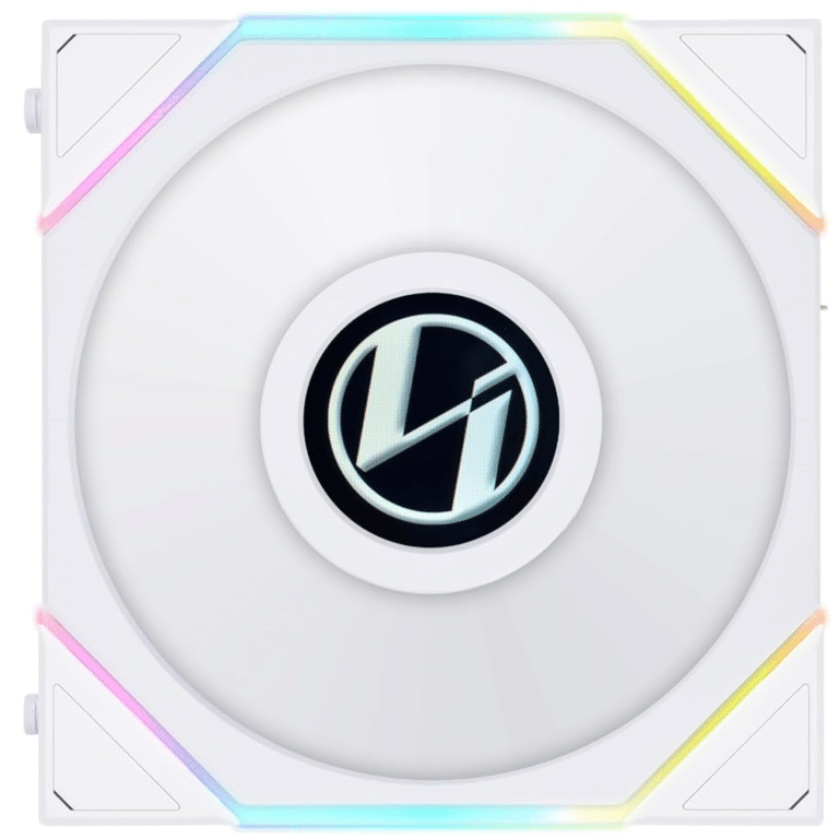 Lian-Li Lian-Li Fan 12RTLLCD1W1W FDB fan White 120x120x28 mm 1 pcs reverse blade FN 292229 12RTLLCD1W1W