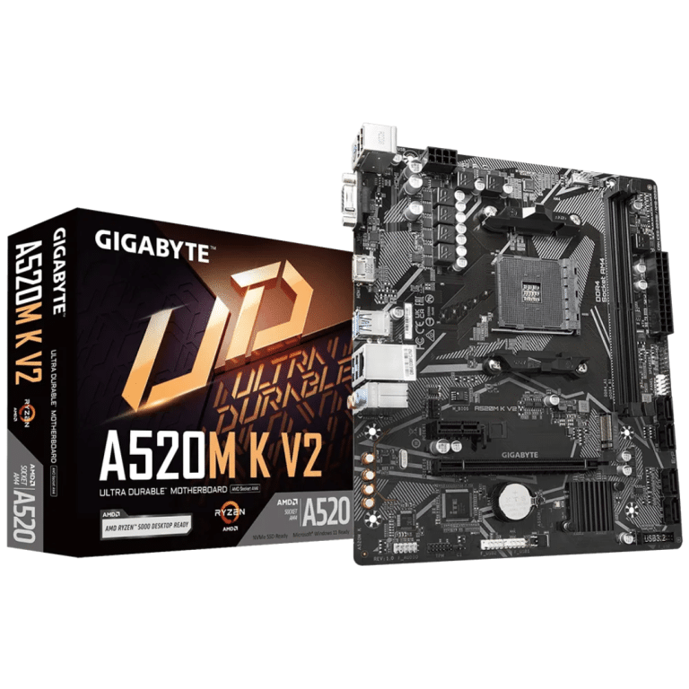 Mainboard/gigabyte A520m-k V2 Micro Atx Am4 Ddr4 - A520MKV2