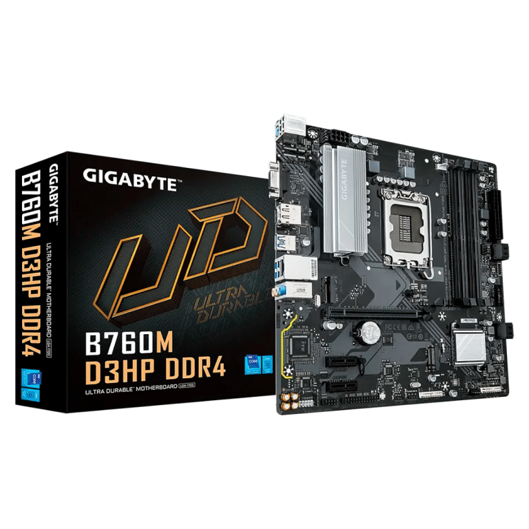 Gigabyte - Motherboard - B760M D3HP DDR4 4 DIMM Socket - Componentes Informáticos - Tarjetas Madre (Placas Madre) - B760M D3HP DDR4