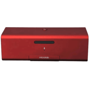 Microlab MD212 Wireless Bluetooth Portable Stereo Speaker W/ Microphone & Rechargeable Battery & Retractable Tray (red) | SKU SP-MD212RD - SP - SP-MD212RD - MICROLAB - 878294033475 - MD212RED
