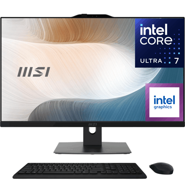 MSI Modern AM272P 1M-819US - All-in-one Computer - Intel Core Ultra 7 150U - 32 GB - 1 TB PCI Express Nvme SSD - 27" Full HD IPS Display - Desktop - Black - W11 - 1Y Warranty | SKU MSI-M27219 - MON - MSI-M27219 - MSI - 824142370735 - MAM272P1M819