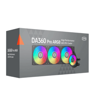 PCCOOLER DA360 PRO ARGB Digital Black CPU Liquid Cooler, 300W CPU Liquid Cooler - FAN - FAN-DA36BD - PCCOOLER - DA360 PRO ARGB DIGITAL BK