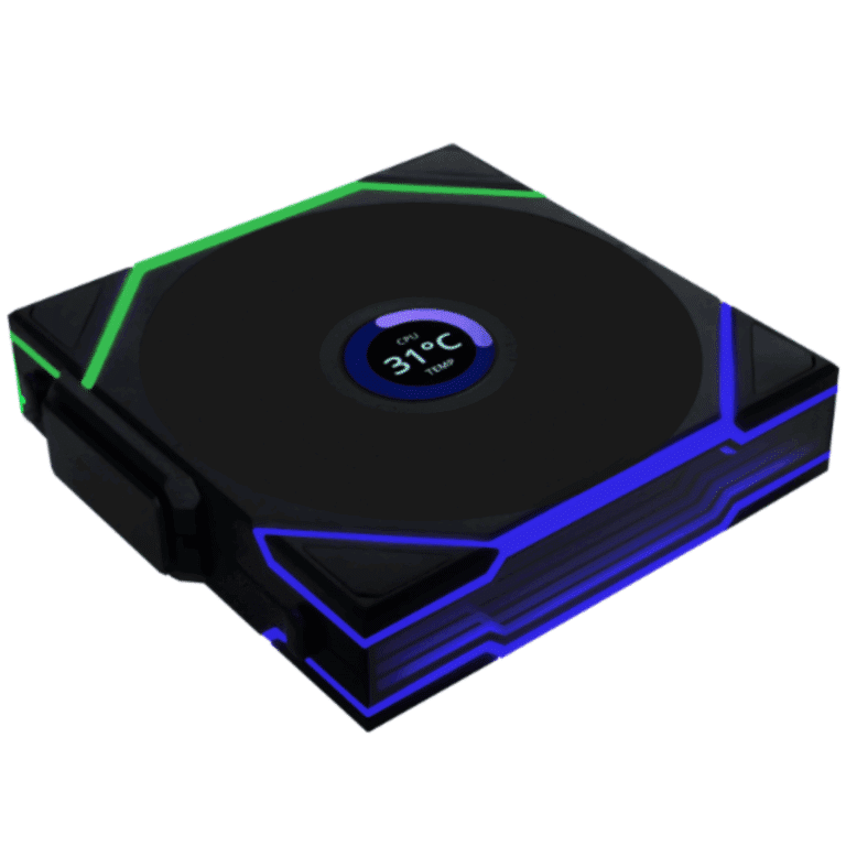 Lian Li UNI Fan TL 120 Wireless - Seamless Wireless Control Fan With Daisy Chain - LCP Fan Blades - Customizable RGB Leds - Triple Pack - With Controller - Black(12TL1W3B) - FAN - FAN-TW3B - LIAN-LI - 840353048072 - 12TL1W3B