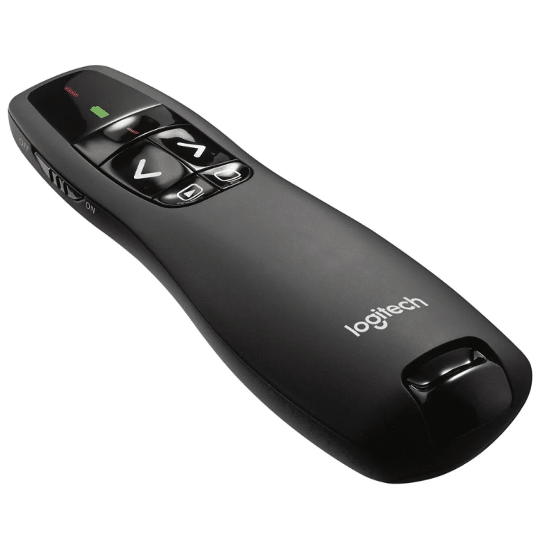 Puntero Logitech R400 Negro Usb-plug And Play-luz Roja-radio 15 Metros - Mouse - 910001354