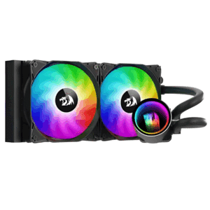 Redragon CCW-3012 Liquid 240-Water Cooling Pc, CPU Water Cooler, Intel & AMD Compatible, Efficient Pwm-controlled Pump, Fan: 200-1800 Rpm, LGA1851 And LGA1700 Contact Frame - Black | SKU FAN-CCW301 - FAN - FAN-CCW301 - REDRAGON - CCW-3012