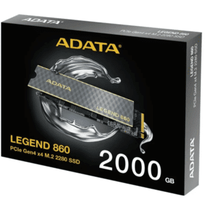 A-DATA Technology A-DATA SSD SLEG-860-2000GCS 2TB LEGEND 860 PCIe Gen4 x4 M.2 2280 Retail SD 305319 SLEG-860-2000GCS