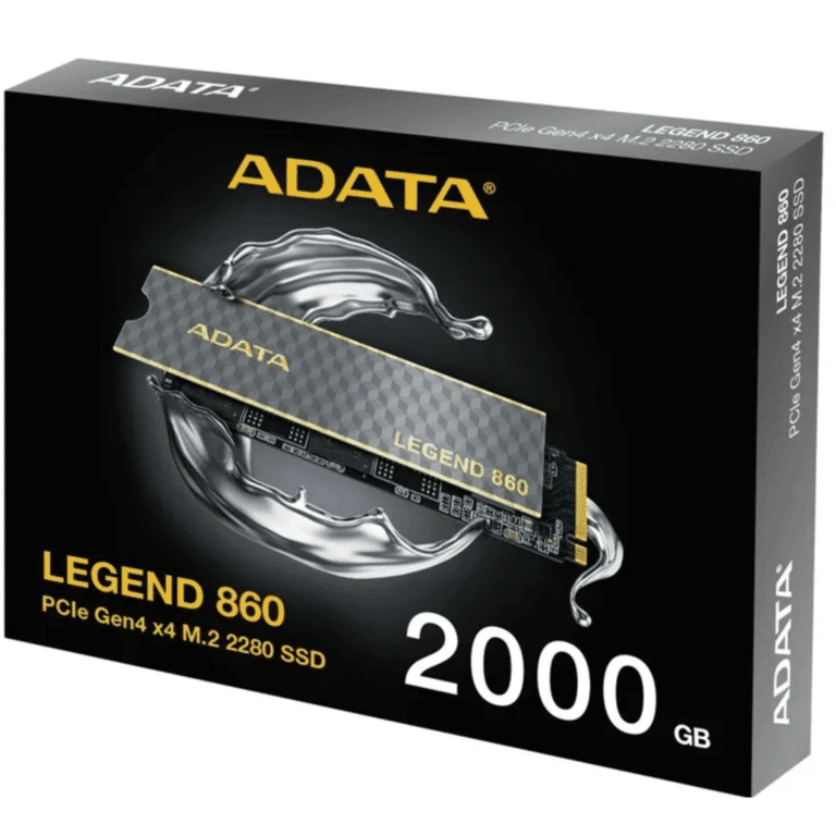 A-DATA Technology A-DATA SSD SLEG-860-2000GCS 2TB LEGEND 860 PCIe Gen4 x4 M.2 2280 Retail SD 305319 SLEG-860-2000GCS