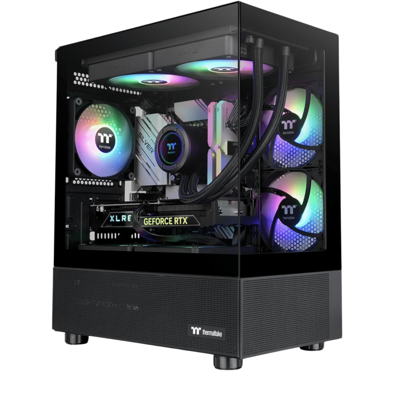 Thermaltake Thermaltake CS CA-1Z4-00M1WN-00 View 170 TG ARGB Micro Case 2x3mm TG Black RTL CS 291904 CA-1Z4-00M1WN-00