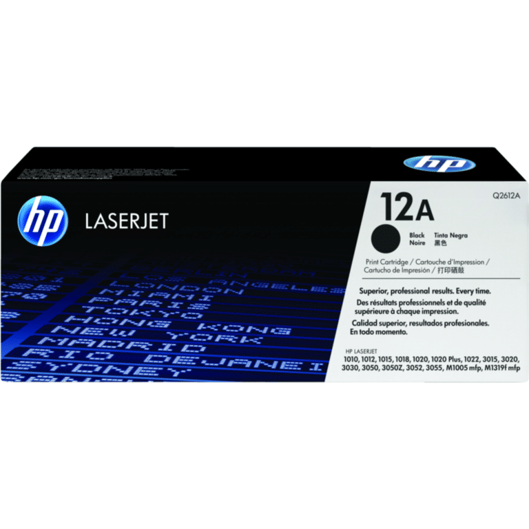 Toner Hpinc 12a Negro Laserjet 1012/1020/3015/3050/1319 2000 Pag Q2612a - 808736558136 - Q2612A
