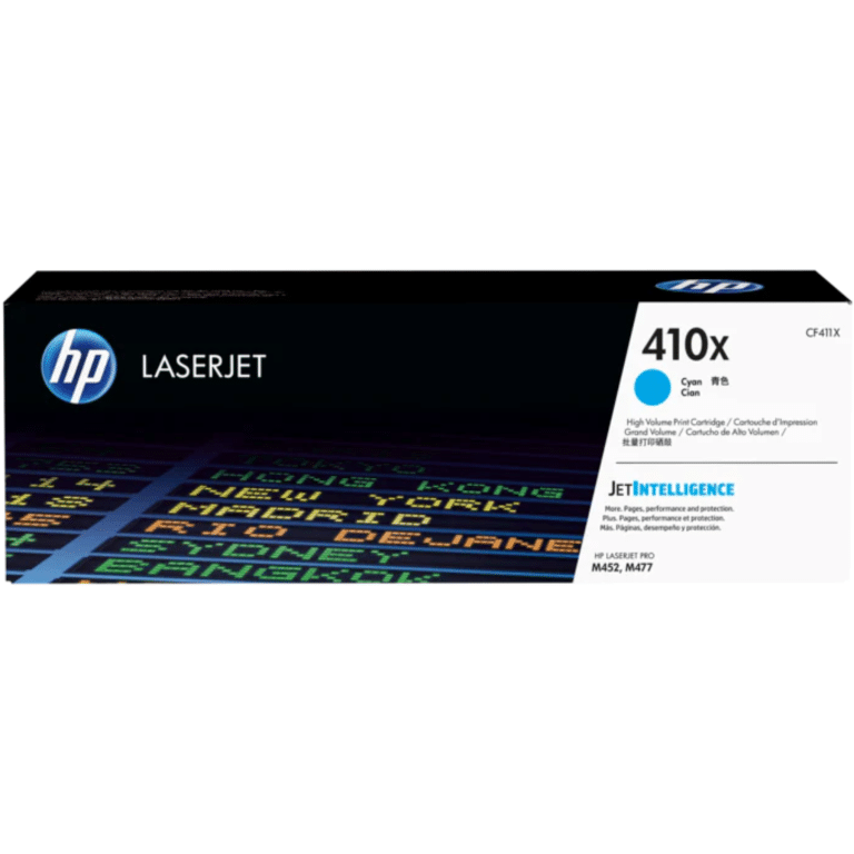 Toner Hpinc 410x Cyan Laserjet M452/477/377 5000 Pag Cf411x - CF411X