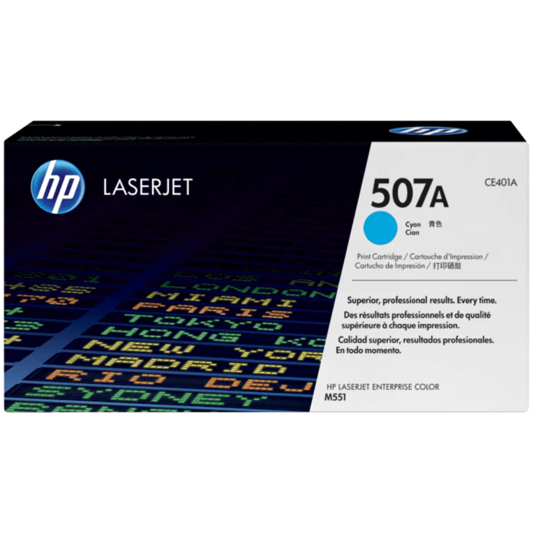 Toner Hpinc 507a Cyan Laserjet M551 6000 Pag Ce401a - CE401A - CE401A