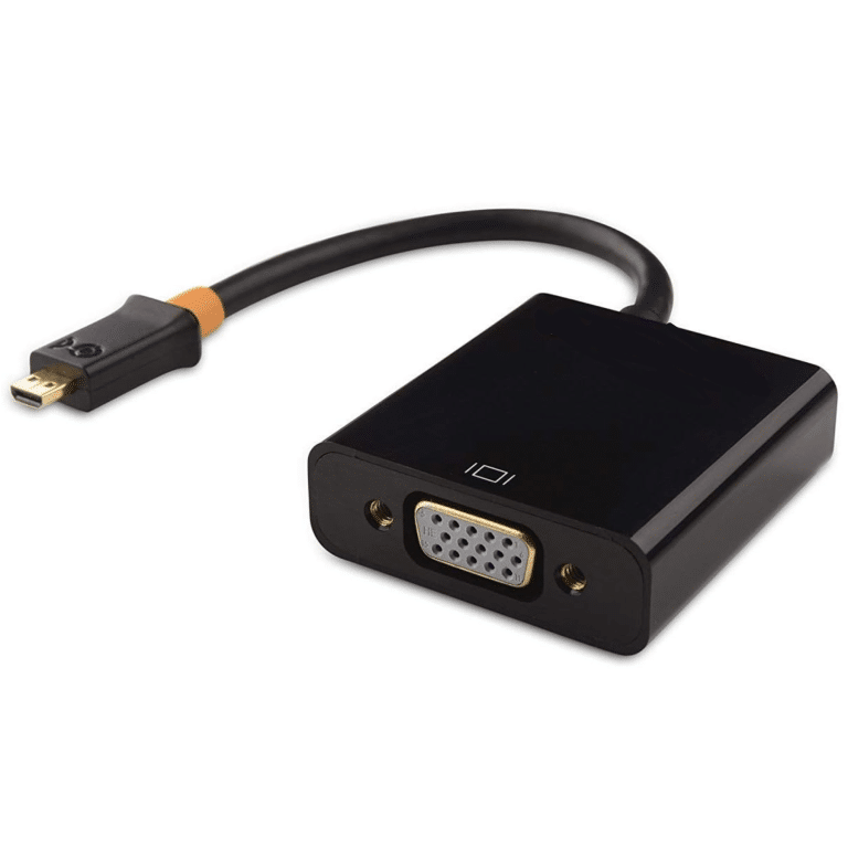 Vcom Micro HDMI/VGA Video Adapter - CBL - VC-MCHD/VF - VCOM - 840273102007 - CG594