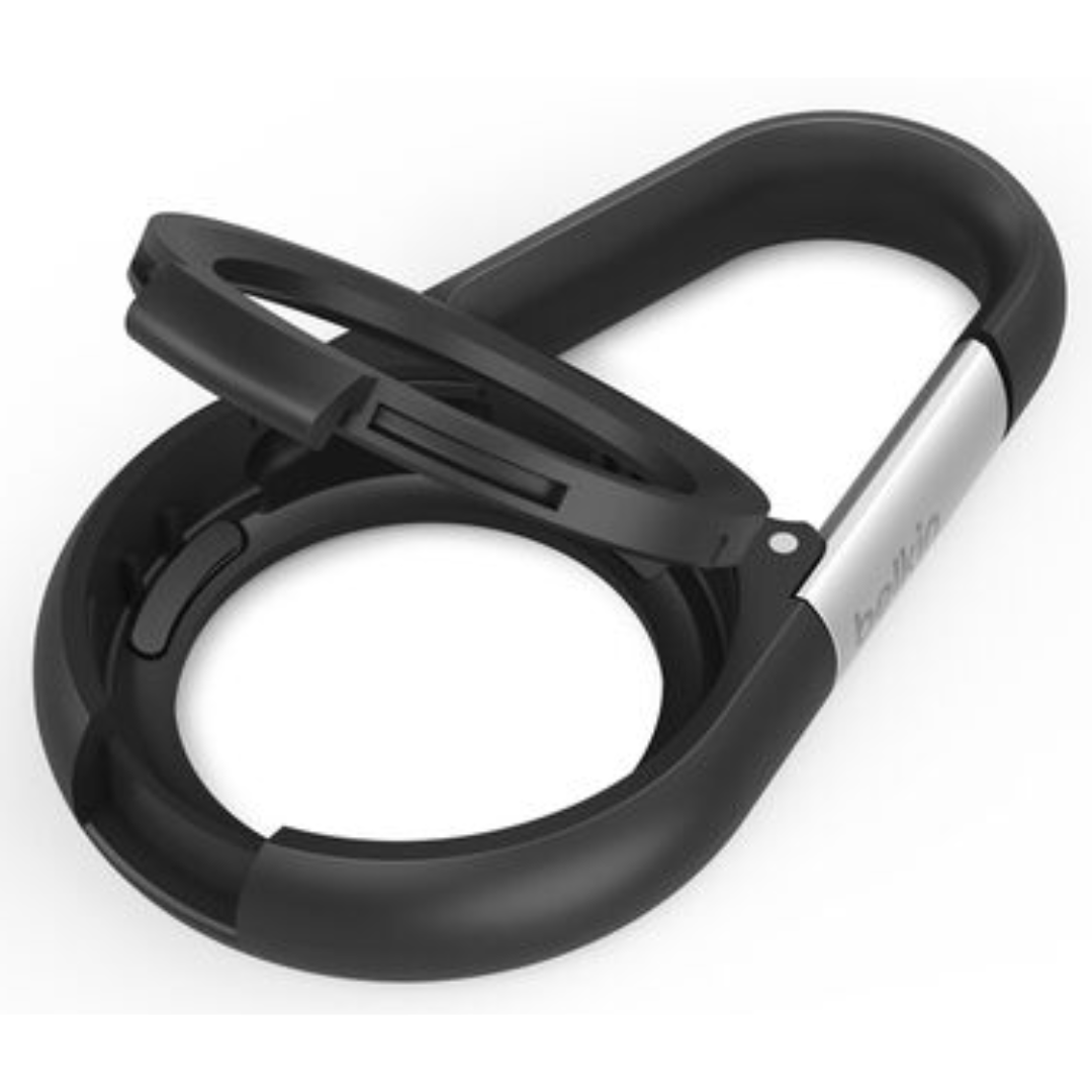 Belkin Secure Holder with Carabiner - Estuche para Airtag - negro - para Apple AirTag - Celula (3)