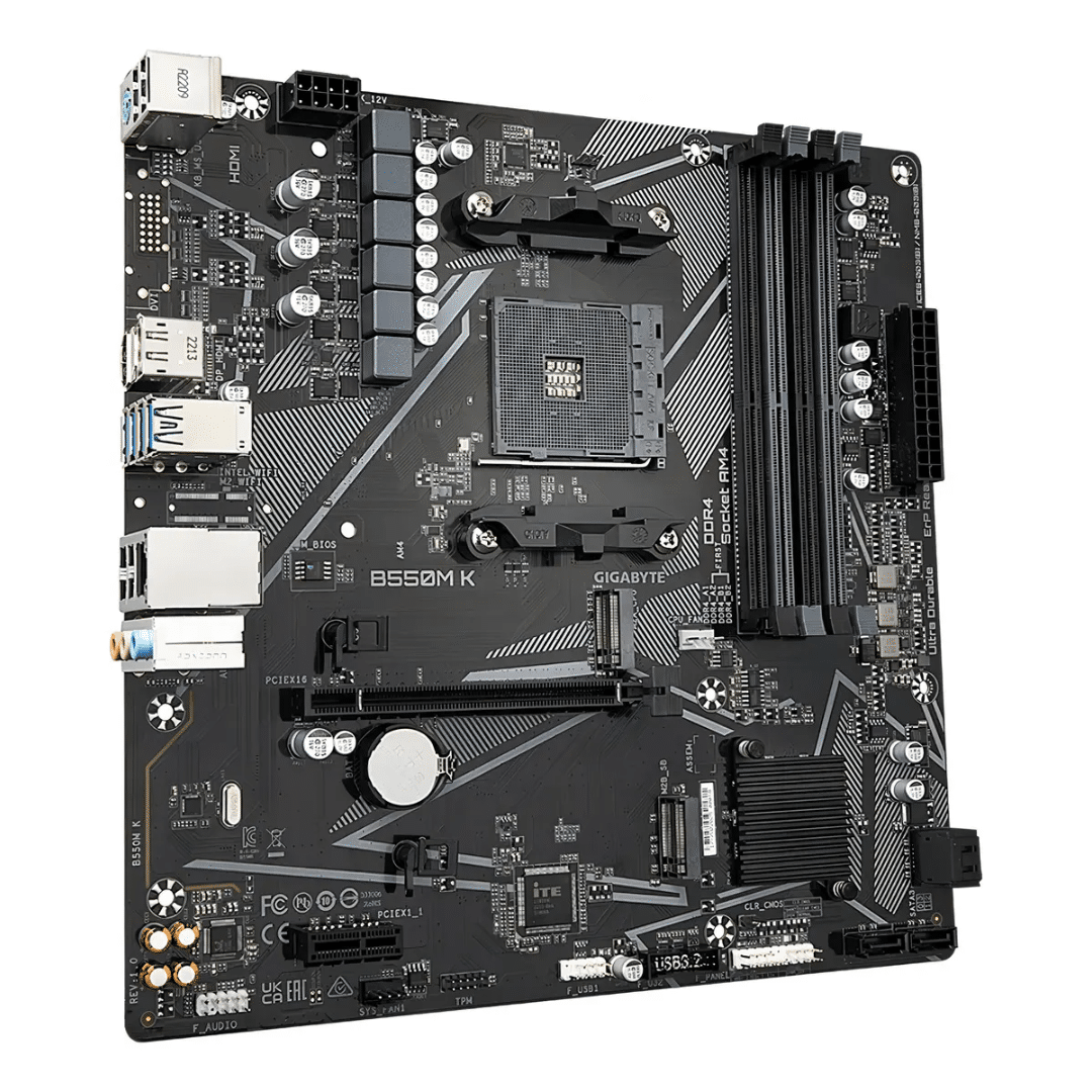 Gigabyte - Motherboard - Micro ATX - AMD B550 - Componentes Informáticos - Tarjetas Madre (Placas Mad (3)