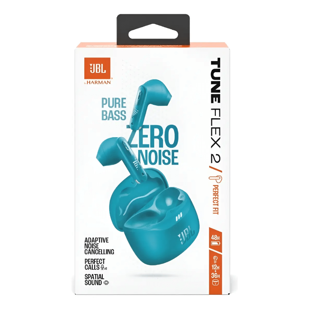 JBL TUNE Flex - 2 - Auriculares internos - Inalámbrico - Turquesa - Audio y Video - Auriculares - JBLTFLEX2