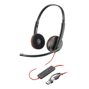 POLY - Headset - Wired - Blackwire 3220 Stereo USB-C He - Audio y Video - Auriculares - 8X228A6
