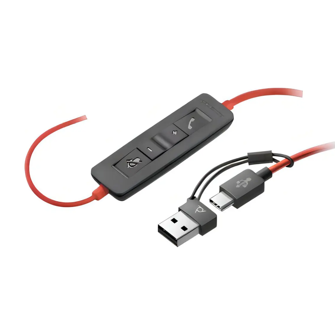 POLY - Headset - Wired - Blackwire 3220 Stereo USB-C He - Audio y Video - Auriculares - 8X228A6 (3)