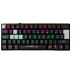 Primus Gaming - Keyboard - Wired - Spanish - USB 2.0 - Ergonomic Design - Black & white - Periféricos - Teclados y Teclados de Números - PKS-060G-S