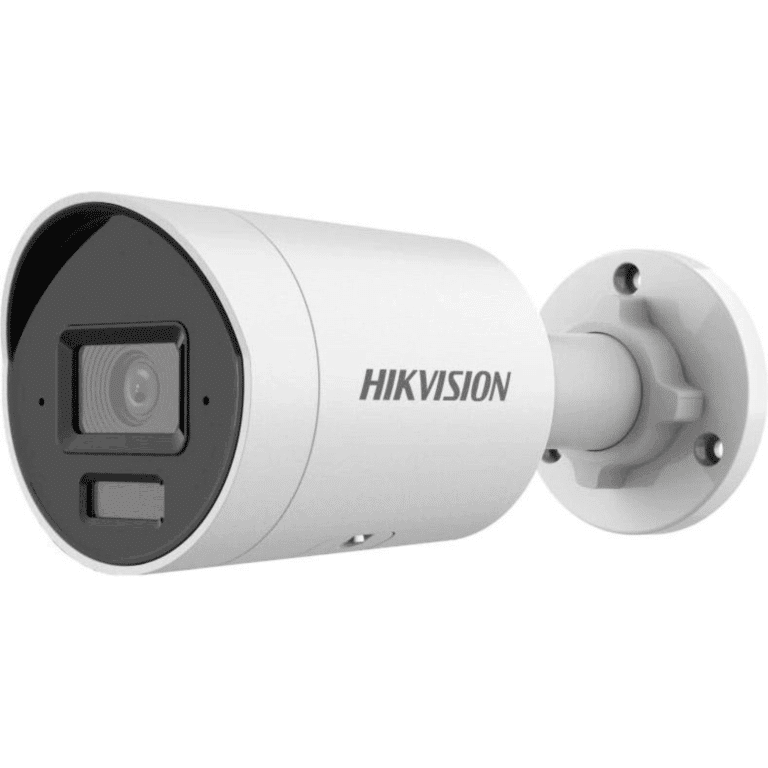 HIKVISION - CAMARA IP TUBO EXTERIOR LUZ HIBRIDA 4 MP L 2.8MM H265+ ACUSENSE CON MICROFONO - All - 4091 - DS-2CD2043G2-LI2U