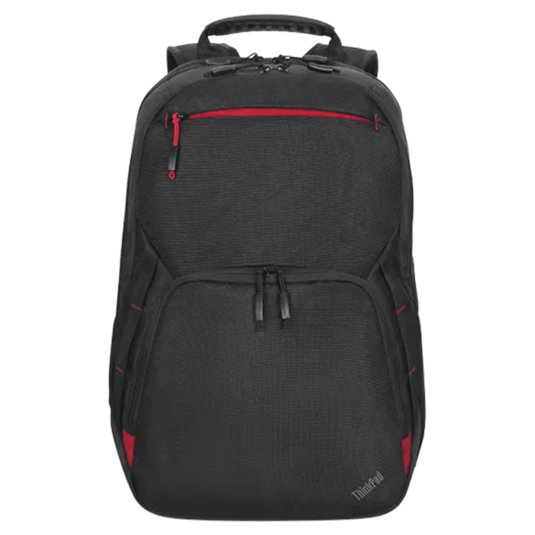 Lenovo Essential Plus Carrying Case Rugged (Backpack) for 15.6" Notebook - Black - Weather Resistant, Wear Resistant - Ballistic Nylon, Polyethylene Terephthalate (PET), Polyester Body - Hand Grip, Shoulder Strap, Handle, Carrying Strap - Lenovo - Carrying Case - 1825 - A300-8PM022 - 8PM022 - 0195235991176 - 4X41A30364