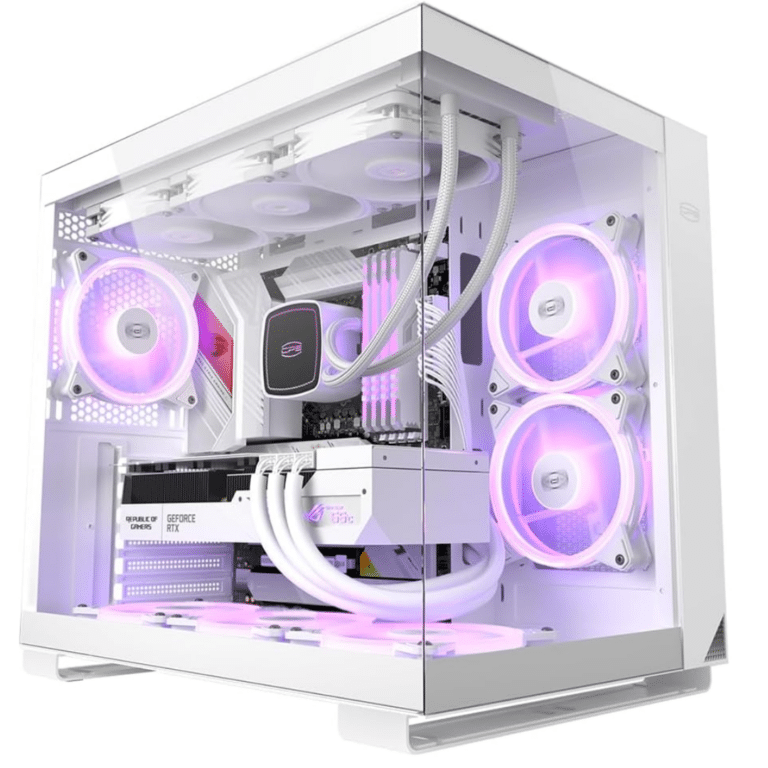 PCCOOLER CPS - C3 T500 ARGB White - Mid Tower - Gaming Desktop Case With 6 ARGB Fans - ATX/M-ATX/ITX - 270 Column Free Panoramic View - 360MM Radiator & 400MM GPU Support-C3T500 ARGB WH | SKU CS-C3T50WA - CS - CS-C3T50WA - PCCOOLER - C3T500 ARGB WH