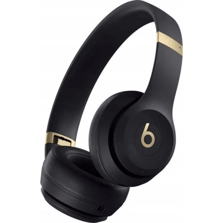 Beats Solo 4 True Wireless On-ear Headphones - Black & Gold - New Factory Sealed - Balance of Manufacturer Warranty - MC2L4LL/A