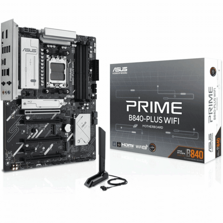 ASUS TeK ASUS MB PRIME B840-PLUS WIFI B840 AM5 max.192GB DDR5 ATX Retail MB 292937 PRIME B840-PLUS WIFI