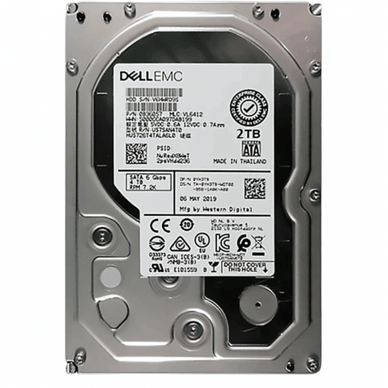 Disco/dell/2tb Hard Drive Sata 6gbps 7.2k Rpm 512n 3.5in Hot-plug Ck - 400-BRCT