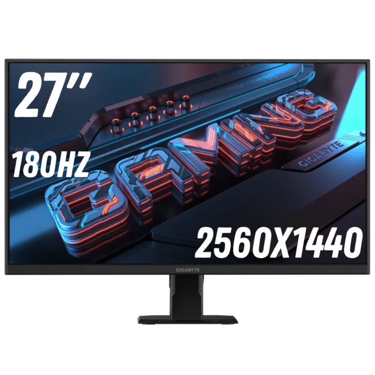 GIGABYTE GS27Q Advanced - 27" IPS Gaming Monitor - QHD 2560x1440-180Hz - 1ms MPRT - AMD Freesync - Hdmi, Dp, Black | SKU GA-GS27QA1 - MON - GA-GS27QA1 - GIGABYTE - 889523040300 - GS27QA SA1