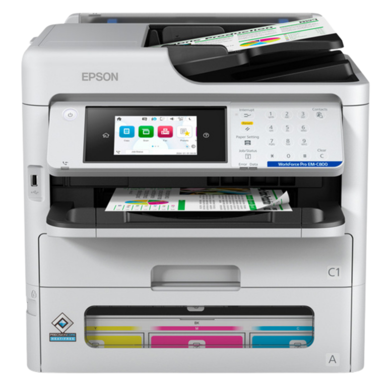 Impresora Epson Workforce Pro Em-c800 Mfp Multifuncion Wireless Ethernet &pcl/ps Fax Duplex Adf - C11ck19301