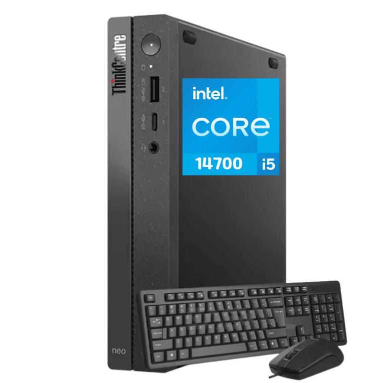 Lenovo ThinkCentre neo 50q Gen 4 12LN000CUS Desktop Computer - Intel Core i5 13th Gen i5-13420H - 8 GB - 256 GB PCI Express NVMe 4.0 x4 SSD - Tiny - Black - Intel Chip - Windows 11 Pro - Intel UHD Graphics DDR4 SDRAM - English Keyboard - IEEE 802.11ax Wireless LAN - 90 W - Lenovo - Desktop Computer - 1174 - A300-HB8816 - HB8816 - 0196804571522 - 12LN000CUS