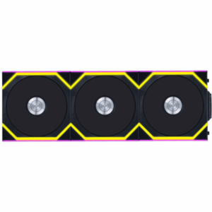 Lian Li UNI Fan SL - Wireless 120 - Triple Pack (reverse Blade) ARGB Fan - 2.4 Ghz Wireless Controller Included - Customizable Lighting Effects - Controller Requesd For Use - Black (12RSL1W3B) - FAN - FAN-S1WB3R - LIAN-LI - 840353047495 - 12RSL1W3B