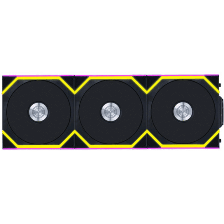 Lian Li UNI Fan SL - Wireless 120 - Triple Pack (reverse Blade) ARGB Fan - 2.4 Ghz Wireless Controller Included - Customizable Lighting Effects - Controller Requesd For Use - Black (12RSL1W3B) - FAN - FAN-S1WB3R - LIAN-LI - 840353047495 - 12RSL1W3B