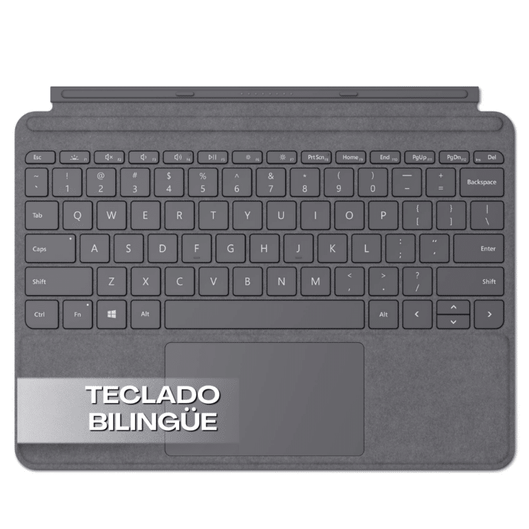 Microsoft Surface Go Signature Type Cover Charcoal Canadian French / English Qwerty Bilingual Layout - KCV-00062