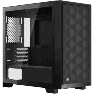 PCCOOLER C3D310 BK ARGB PC Case With 2 ARGB Fans Desktop Computer Case Gaming Case For M-ATX / Itx, 350MM Graphics Cards Support, 2 X 3.5 Inch And 3 X 2.5 Inch Storage Slots, Liquid Cooler Support, Easy Installation, Cable Storage, SPCC (black) | SKU CS-C3D31BA - CS - CS-C3D31BA - PCCOOLER - C3D310 BK ARGB